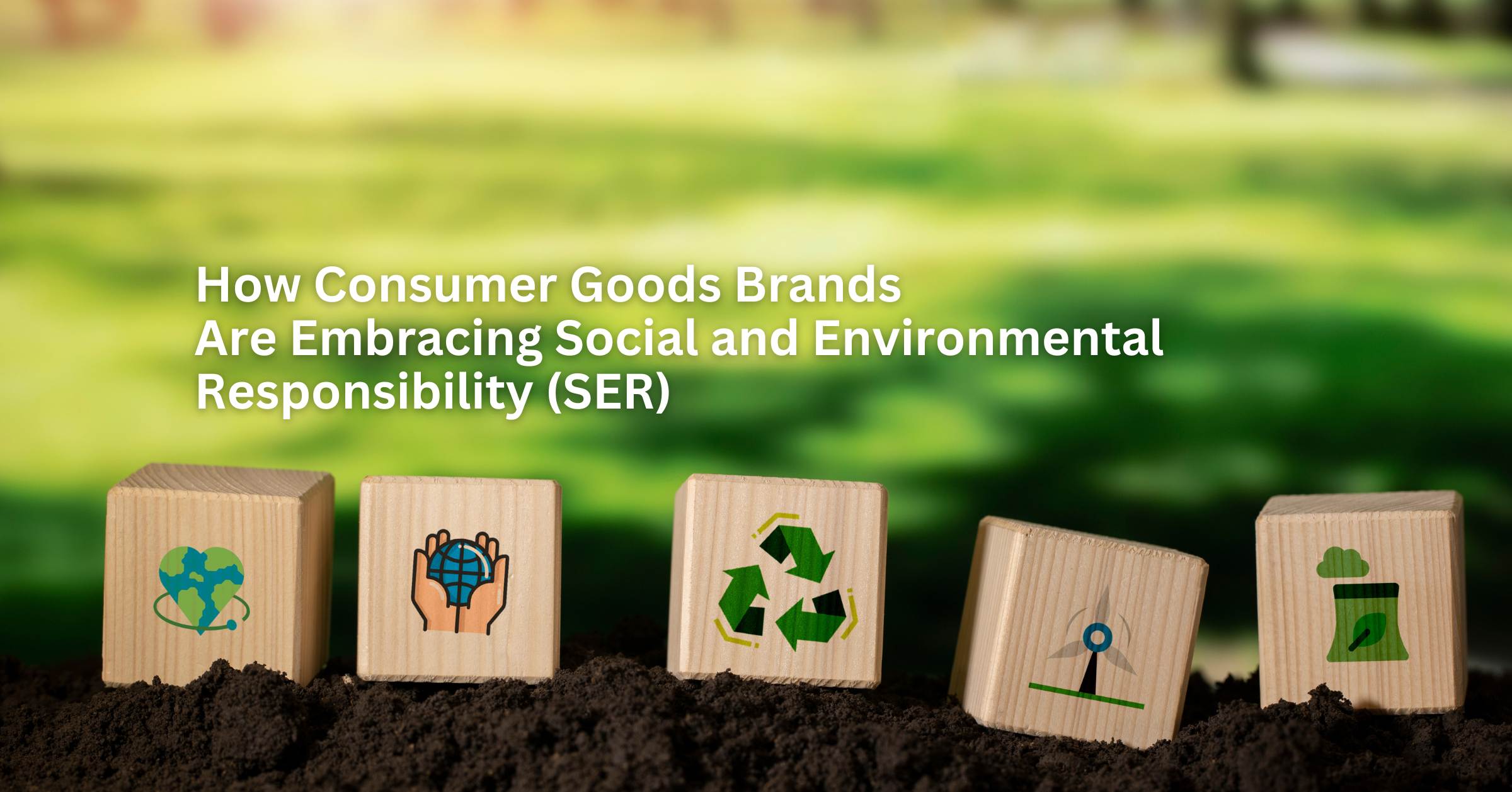 Consumer goods embracing social and environmental responsibility