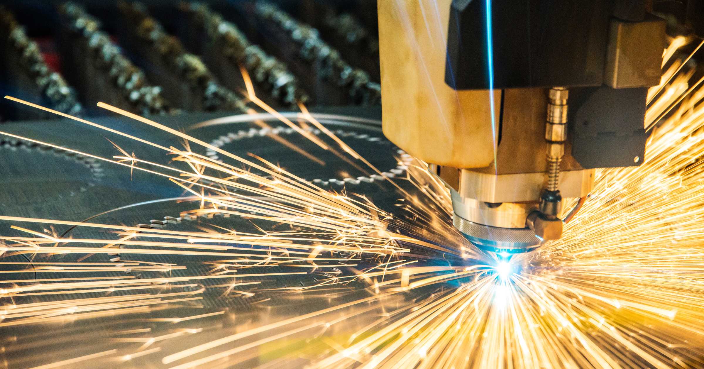 Metal Fabrication Laser Cutter in Action