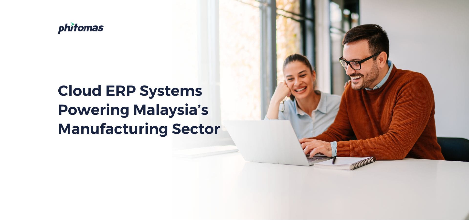 Manufacturing team using cloud ERP system